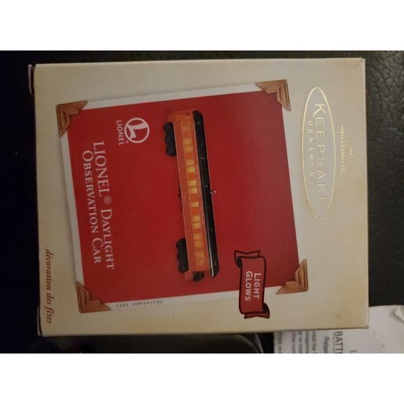 Hallmark Keepsake Ornament 2003 Lionel Daylight Observation Car Ornament - Picture 2 of 5